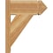 Ekena Millwork Traditional Rough Sawn Arts and Crafts Outlooker, Western Red Cedar, 8"W x 18"D x 22"H OUT08X18X22TRA03RWR - alternate 3